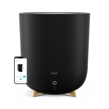 Duux Smart Humidifier Neo Water tank capacity 5 L Suitable for rooms up to 50 m² Ultrasonic Humidification capacity 500 ml/hr Black