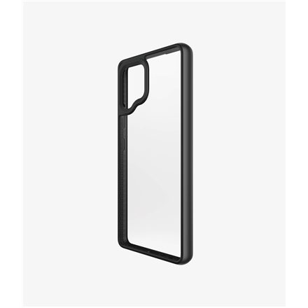 PanzerGlass Clear Case  Samsung Galaxy A42 5G Hardened glass Black AB Case Friendly;  More than 19% better protecting performance; Plastic frame surrounding rear cameras; Tempered anti-aging glass back;  Works w. wireless charging; Honeycomb pattern to en
