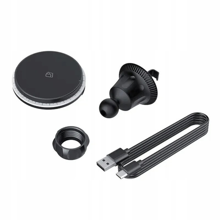 BEZPRZEWODOWY UCHWYT SAMOCHODOWY kolory RGB Z MAGNESEM MAGSAFE IPHONE 14 13