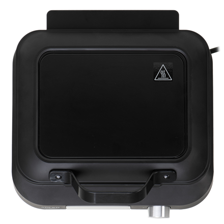 Adler Waffle Maker with LED Display | AD 3087 | 2200 W | Number of pastry 2 | Belgium | Black