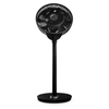 Duux Smart Fan Whisper Flex Smart Black with Battery Pack Stand Fan, Timer, Number of speeds 26, 2-22 W, Oscillation, Diameter 34 cm, Black