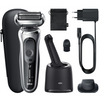 Braun Shaver 71-S7200cc Operating time (max) 50 min, Wet & Dry, Silver/Black