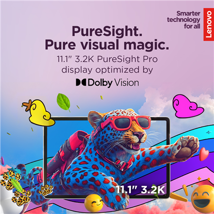 Lenovo Yoga Tab Wi-Fi (without power adapter) | ZAG60208SE | 11.1 " | Seashell | 3200 x 2000 pixels | Qualcomm | Snapdragon 8 Gen 3 Mobile Platform | 12 GB | Soldered LPDDR5x | 256 GB | Wi-Fi | Front camera | 13 MP | Rear camera | 13+2 MP | Bluetooth | 5.