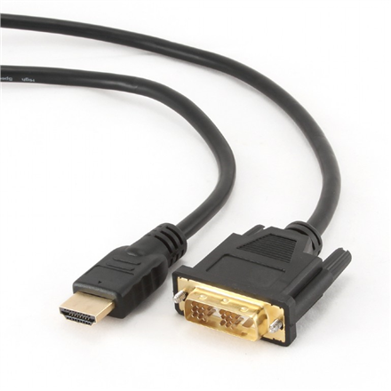 Gembird Black HDMI to DVI 3 m