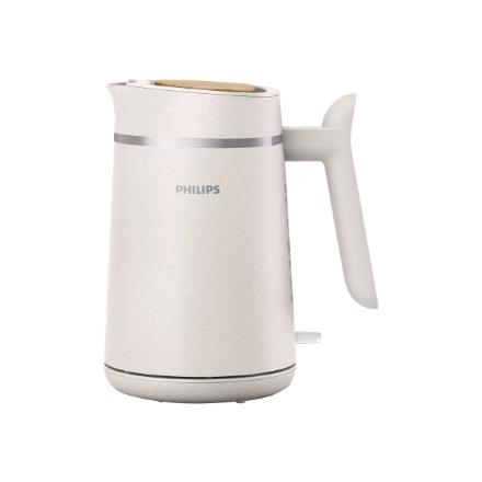 Philips Kettle | HD9365/10 Eco Conscious Edition | Electric | 2200 W | 1.7 L | 100% bioplastic | 360° rotational base | White Matt