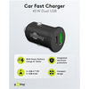 Goobay 61739 Dual-USB Car Fast Charger USB-C PD, 45 W
