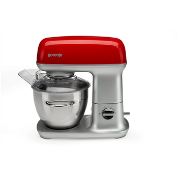 Gorenje Kitchen machine MMC1000RLR  Number of speeds 7, 1000 W, Bowl capacity 4.5 L, Aluminium, Meat mincer, Stainless Steel/Red