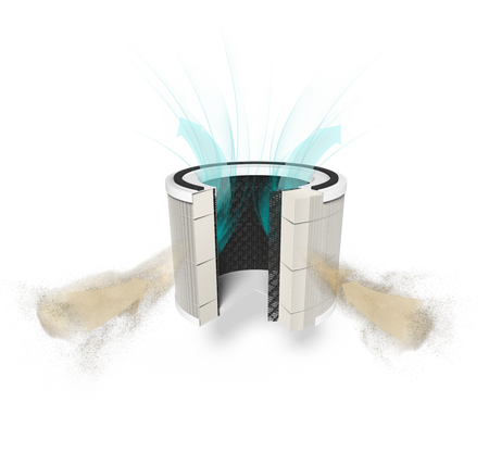 Duux Smart Air Purifier | Bright 2 | 22 W | Suitable for rooms up to 42 m² | White