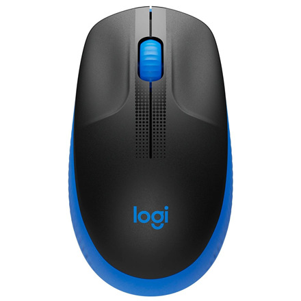 Logitech Full size Mouse M190 	Wireless Blue USB