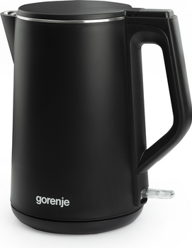 Gorenje Kettle K15DWBK Electric 2200 W 1.5 L Stainless steel 360° rotational base Black