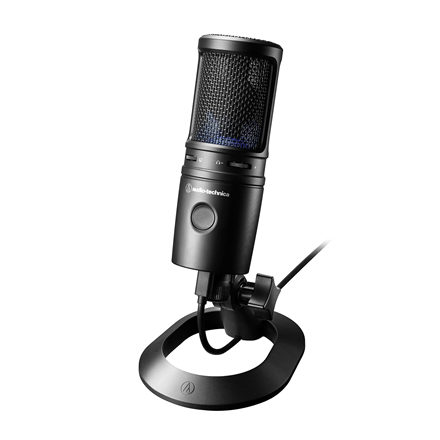 Audio Technica Cardioid Condenser Microphone  AT2020USB-X Black