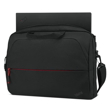 Lenovo Essential ThinkPad Essential 15.6" Topload (Sustainable & Eco-friendly, made with recycled PET: Total 7.5% Exterior: 24%) Fits up to size 16 " Topload Black Shoulder strap