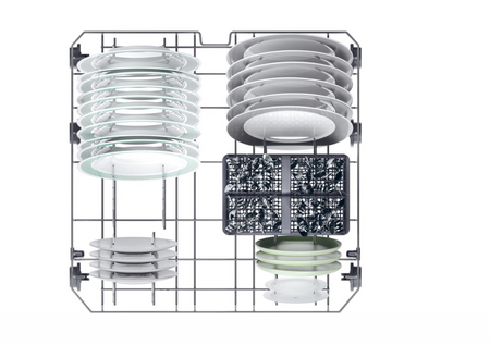 Candy Dishwasher | CF 3C7F0W | Free standing | Width 60 cm | Number of place settings 13 | Number of programs 8 | Energy efficiency class C | Display | White