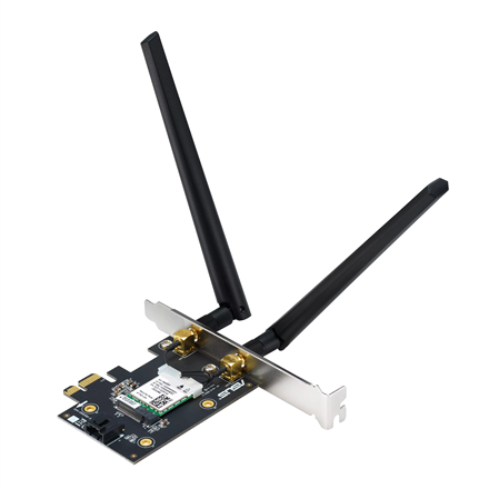 ASUS PCE-AXE5400 BT 5.2 LE Wireless LAN Adapter, 2.4GHz/5GHz/6GHz WLAN - PCIe x1