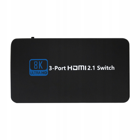 SWITCH HDMI 2.1 3x1 PRZEŁĄCZNIK 8K 4K 120HZ 240HZ