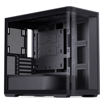 Jonsbo D300 Midi-Tower, mATX, 270 Grad, Tempered Glass - schwarz