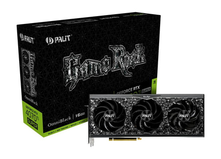 Palit GeForce RTX 4070 Ti SUPER Game Rock OmniBlack 16GB