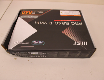 SALE OUT. MSI PRO B840-P WIFI | MSI PRO B840-P WIFI | Processor family AMD | Processor socket AM5 | DDR5 | Supported hard disk drive interfaces SATA, M.2 | Number of SATA connectors 4 | DAMAGED PACKAGING