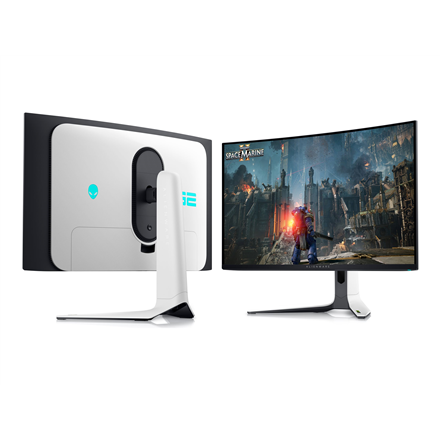 Dell | Curved Screen Gaming Monitor | AW3225QF | 31.6 " | OLED | 4K UHD | 16:9 | 240 Hz | 0.03 ms | 3840 x 2160 pixels | 1000 cd/m² | Power connector, Security-lock slot, Joystick, USB-A, USB-B, USB-C, HDMI, DispalyPort | HDMI ports quantity 2 | White / B