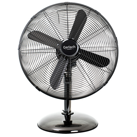 Gerlach Velocity Fan GL 7327 Table Fan, Number of speeds 3, 100 W, Oscillation, Diameter 40 cm, Chrome