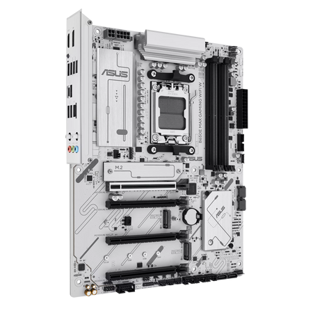 Asus B650E MAX GAMING WIFI W | Processor family AMD | Processor socket AM5 | DDR5 | Supported hard disk drive interfaces SATA, M.2 | Number of SATA connectors 4