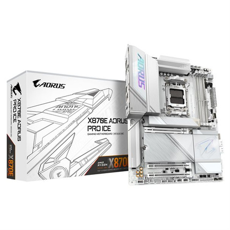 Gigabyte X870E AORUS PRO ICE, AMD X870E Mainboard - Sockel AM5, DDR5