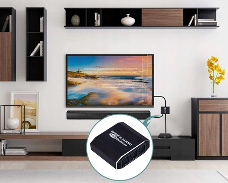 AUDIO SPLITTER 1x3 SPDIF TOSLINK ROZDZIEL OPTYCZNY