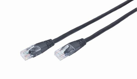 Kabel sieciowy UTP Gembird PP12-5M/BK kat. 5e, Patch cord RJ-45 (5 m)