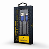 Cablexpert CC-USB2J-AMCM-1M-BL Premium jeans (denim) Type-C USB cable with metal connectors, 1 m, blue | Cablexpert