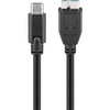Goobay 67995 USB-C to micro-B 3.0 cable Round cable, SuperSpeed data transfer - The USB-C cable supports data transfer rates up to 5 Gbps - 10 times faster than USB 2.0; Quick charge function - USB-C charging cable for super-fast synchronisation and char