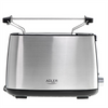 Adler Toaster AD 3214 Power 750 W Number of slots 2 Housing material Stainless steel Silver