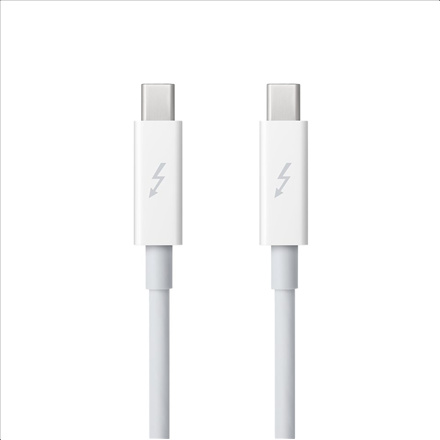 Apple Thunderbolt 0.5m Male, Male, 0.5 m, White
