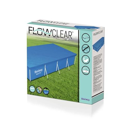 BestWay Pool Cover Flowclear (4.00m x 2.11m) Blue