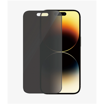 PanzerGlass Screen protector Apple iPhone 14 Pro Glass Black Privacy Ultra-Wide Fit; Easy installation; Privacy Filter; Fingerprint resistant