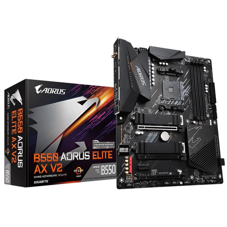 GIGABYTE B550 AORUS Elite AX V2, AMD B550 Mainboard - Sockel AM4