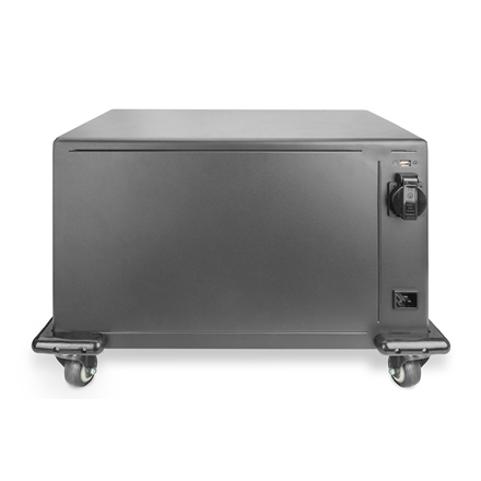 SALE OUT. Digitus Charging trolley, 16 charge bases, 14", black 384 x 550 x 375 mm, electr. lock, incl. USB, fan | Digitus | Black | USED, SCRATCHES ON CORNERS