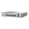 Ubiquiti Switch Unifi US-8-150W Web managed Desktop 1 Gbps (RJ-45) ports quantity 8 SFP ports quantity 2 PoE ports quantity 8 PoE+ ports quantity 4 PoE/Poe+ ports quantity 8 Passive PoE ports quantity 4 Power supply type internal 150W
