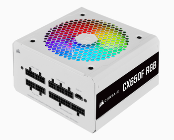 Corsair Fully Modular PSU CX Series CX650F RGB 650 W, 80 PLUS BRONZE certified