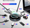 Ładowarka indukcja +adapter USB-C HUB 3.0 HDMI LAN