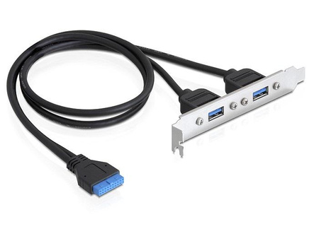 Delock Slot bracket 2 x USB 3.0