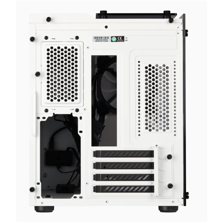 Corsair RGB Computer Case 280X Side window, White, Micro ATX