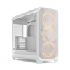 Fractal Design Meshify 3 XL | White RGB TG Clear Tint | Mid-Tower | Power supply included No | ATX