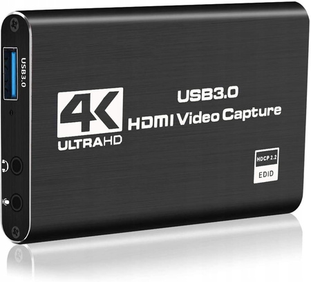 KARTA PRZECHWYTYWANIA WIDEO OBRAZU GRABBER HDMI 2.0 USB STREAMING VIDEO 4K