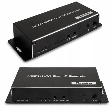 EXTENDER HDMI 2.0 LAN KVM 2xUSB RJ45 180M ETHERNET