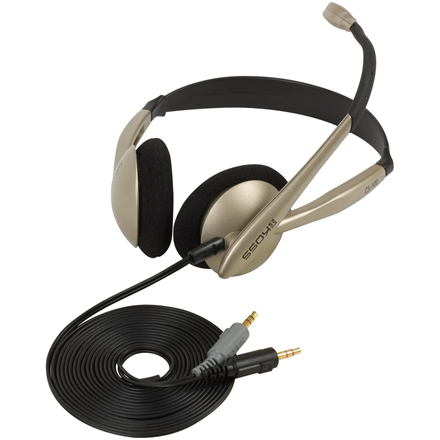 Koss Headphones CS100 Wired On-Ear Microphone Black/Gold