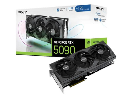 PNY GeForce RTX 5090 Overclocked Triple Fan 32GB