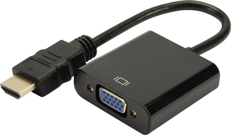 Adapter HDMI-A (M) &amp;gt; VGA (F) + minijack 3.5 mm (F) Digitus