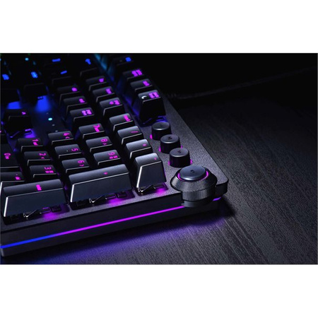 Razer Keyboard Huntsman Elite Gaming (DE) black klickender, optischer Switch