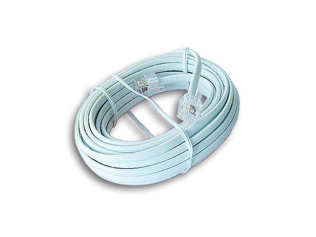 Kabel telefoniczny RJ11 6P4C Gembird 3m (biały)