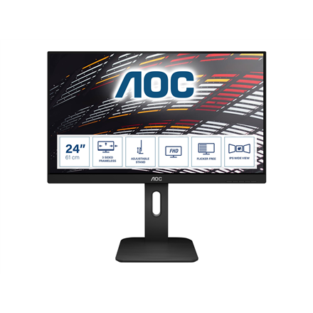 AOC | X24P1 | 24 " | IPS | FHD | 16:10 | 60 Hz | 4 ms | 1920 x 1080 | 300 cd/m² | HDMI ports quantity 1 | Black